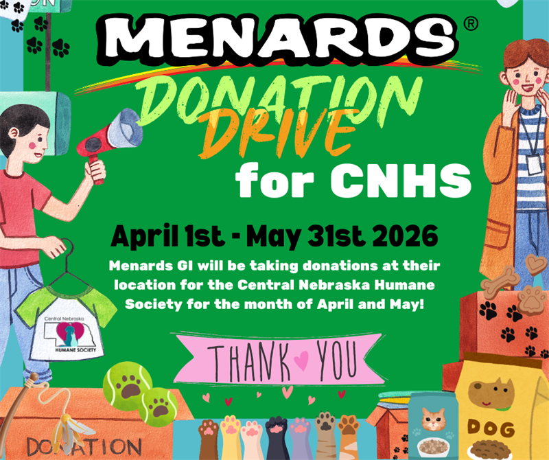 Donation Drive with Menards